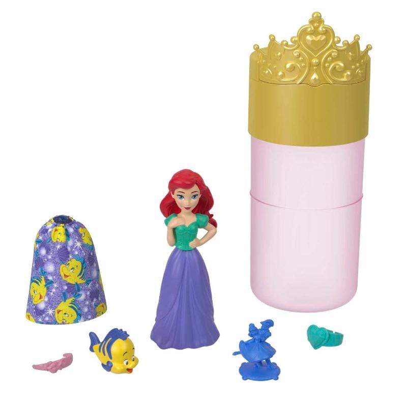 Bambole Disney Princess Royal Color Reveal, Bambole con 6 Sorprese