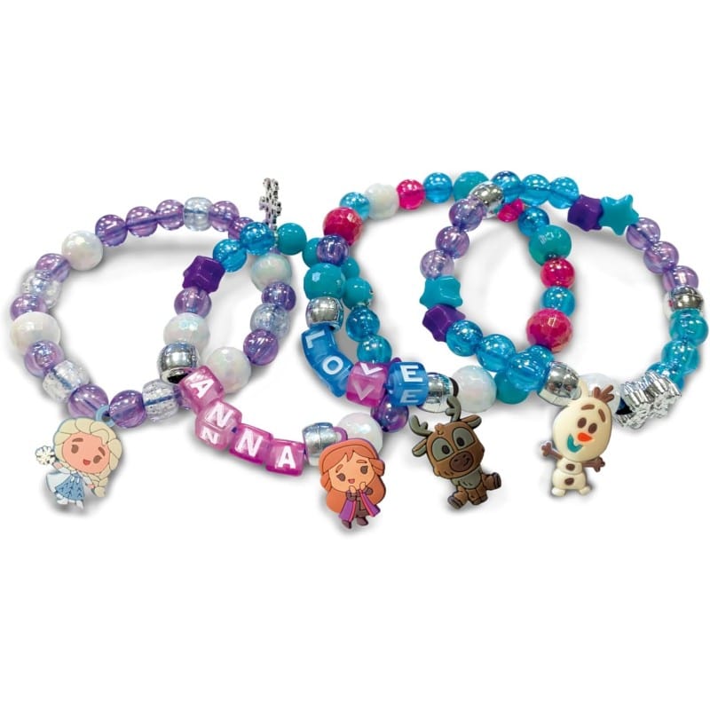 crea Gioielli Disney Frozen My Secret Beads, Crea Bracciali con Perline- Lisciani