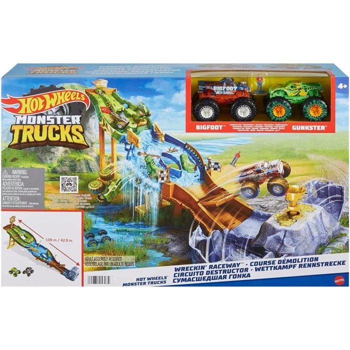 hot wheels monster trucks torneo dei titani playset con monster