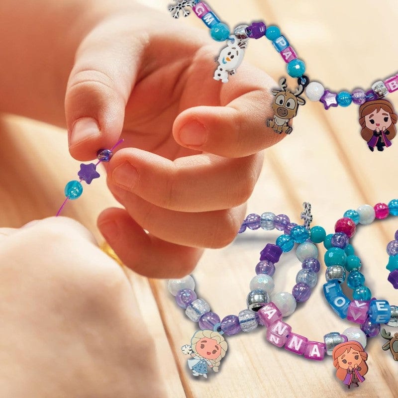 crea Gioielli Disney Frozen My Secret Beads, Crea Bracciali con Perline- Lisciani