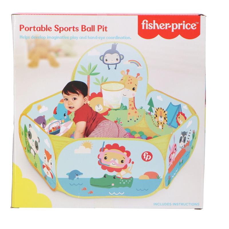 Tende e tunnel giocattolo Piscina con Palline Fisher Price include 25 palline Colorate Piscina con Palline Fisher Price include 25 palline Colorate