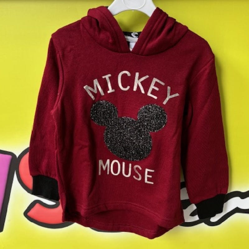 Abbigliamento Mickey Mouse Felpa con orecchie sul cappuccio